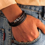 Multilayer Leather Bracelet for Men