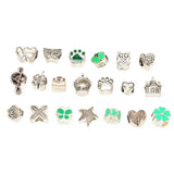 4 Leaf Clover Metal Charm Bracelet Making Kit