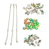 4 Leaf Clover Metal Charm Bracelet Making Kit