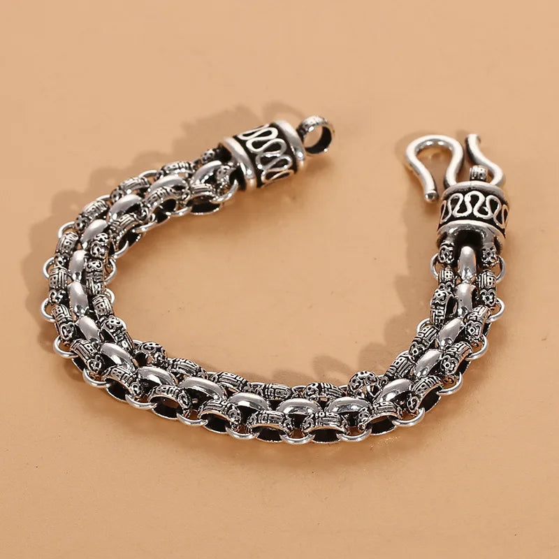 Retro Transit Men's Bracelet - Niche Personality and Generous Ins Style
