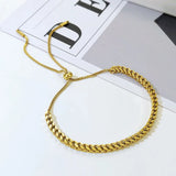 Men's Stainless Steel 3mm Franco Chain Bracelet