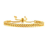 Men's Stainless Steel 3mm Franco Chain Bracelet
