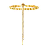Men's Stainless Steel 3mm Franco Chain Bracelet