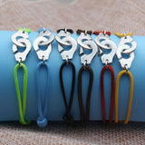 925 Silver Handcuffs Bracelet With Rope Bangle