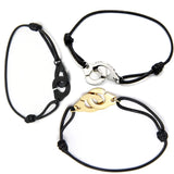 Menotte Paris Metal Handcuffs Rope Bracelet for Women