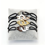 Menotte Paris Metal Handcuffs Rope Bracelet for Women