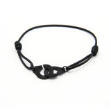 Menotte Paris Metal Handcuffs Rope Bracelet for Women