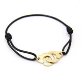 Menotte Paris Metal Handcuffs Rope Bracelet for Women