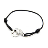 Menotte Paris Metal Handcuffs Rope Bracelet for Women