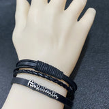 Multi-Layer Leather Bracelet Hand Jewelry Direct Sales