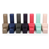 Brushed PU Leather Jewelry Box Necklace Holder Organizer