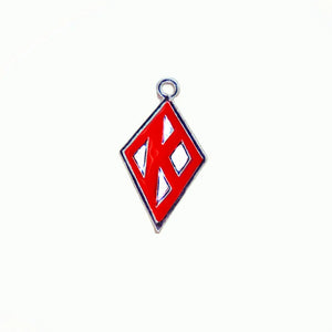 Metal Red Society Fraternity Charm Club PSI Necklace