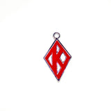 Metal Red Society Fraternity Charm Club PSI Necklace