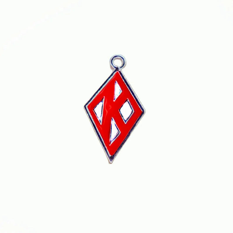 Metal Red Society Fraternity Charm Club PSI Necklace