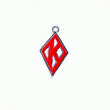 Metal Red Society Fraternity Charm Club PSI Necklace