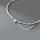 925 Sterling Silver Anklets Tennis Chain Foot Beach Accessories