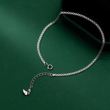 Butterfly Anklet Women Silver 925 Foot Bracelet Adjustable Jewelry Gift