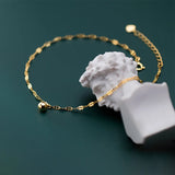 Anklet Silver 925 Chain Foot Jewelry Women Sandals