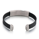 Braided Star Leather Bracelet Men's Jewelry