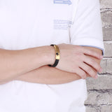 Braided Star Leather Bracelet Men's Jewelry