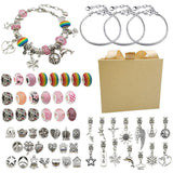 Bracelet Pendent Kit Jewelry Making Beading Charms Birthday Gift Xmas