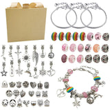 Bracelet Pendent Kit Jewelry Making Beading Charms Birthday Gift Xmas