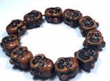 Vintage Classic Buddha Totem Lucky Bangle Bracelet