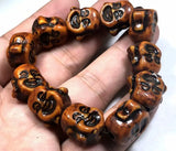 Vintage Classic Buddha Totem Lucky Bangle Bracelet