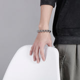Men's Stainless Steel Skull Bracelet by Kalen Accessories