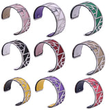Reversible Bangles Silver Egypt Cuff Bracelet