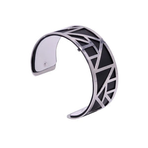 Reversible Bangles Silver Egypt Cuff Bracelet