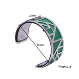 Reversible Bangles Silver Egypt Cuff Bracelet