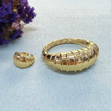 Dubai Women's Jewelry Set Wedding Anniversary Party Bangles