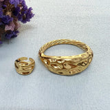 Dubai Women's Jewelry Set Wedding Anniversary Party Bangles