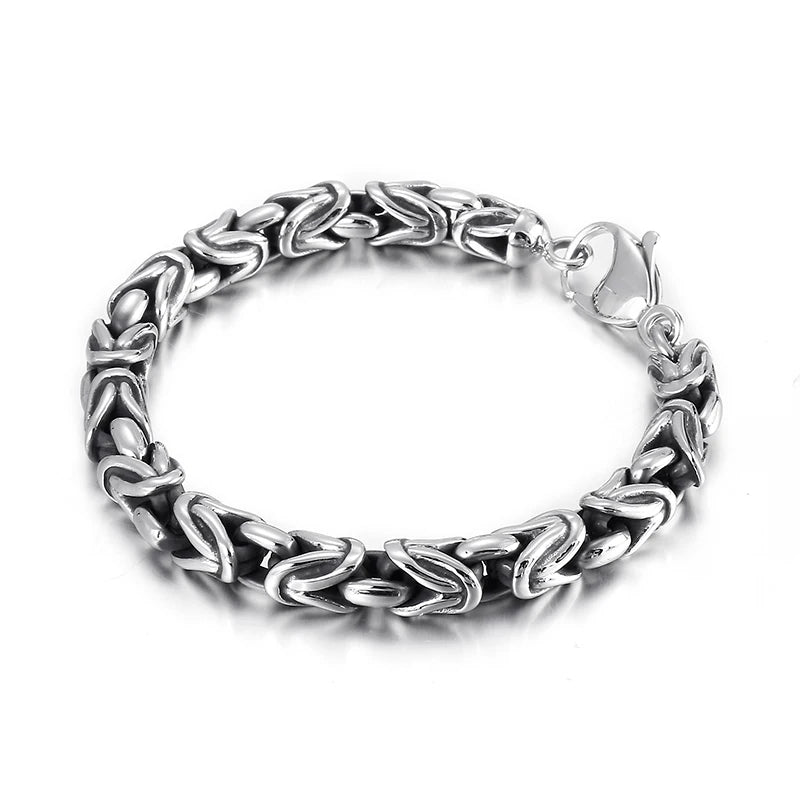 Men's Stainless Steel Chain Bracelet Punk