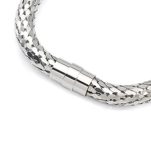 Stainless Steel Snakeskin Bracelet Men's Women's Jewelry
