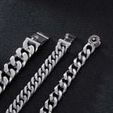 Steel Link Chain Bracelet Punk Biker Jewelry Men