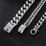Steel Link Chain Bracelet Punk Biker Jewelry Men