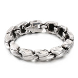 Men's Stainless Steel Link Bracelet Polished Accessories