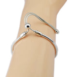 Sterling Silver Sliding Bangle Bracelet