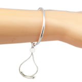 Sterling Silver Sliding Bangle Bracelet
