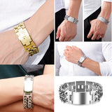 Titanium Steel Bangle Stainless Steel Wristband Jewelry Charm