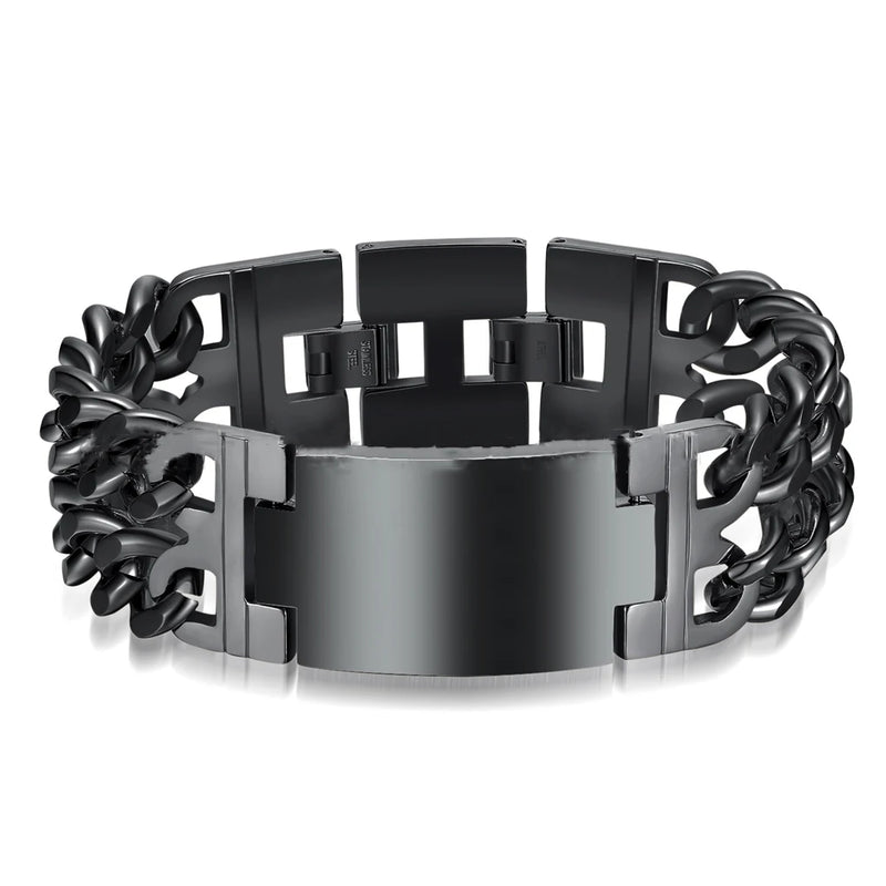 Titanium Steel Bangle Stainless Steel Wristband Jewelry Charm