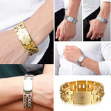 Titanium Steel Bangle Stainless Steel Wristband Jewelry Charm
