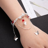 Heaven Officials Blessing Bracelet Women Tassel Bangles Ladies Butterfly Jewelle