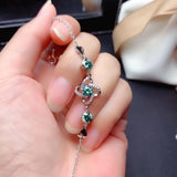 Sweet Temperament Sterling Silver Plated Bracelet for Women