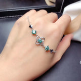 Sweet Temperament Sterling Silver Plated Bracelet for Women