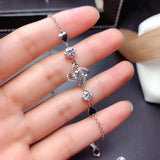 Sweet Temperament Sterling Silver Plated Bracelet for Women