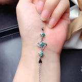 Sweet Temperament Sterling Silver Plated Bracelet for Women