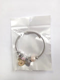 Women's Stone Charms Bracelet - Stylish Alluring Design